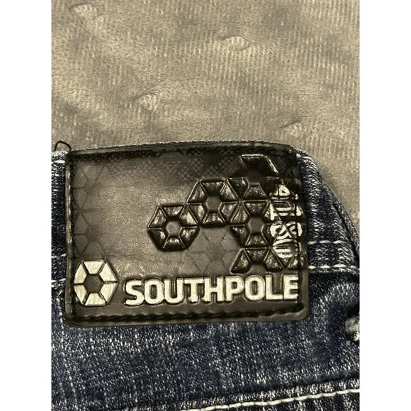 Y2K Boy’s Kid’s Size 6 Jeans Adjustable Waist Preowned Wide Leg - Picture 11 of 11